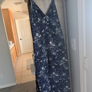 Urban Outfitters Midnight Blue Starburst Dress